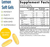 Nordic Naturals Ultimate Omega 2X Fish Oil Soft Gels with ingredients