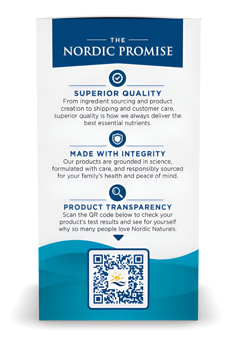 Nordic Naturals Ultimate Omega 2X Fish Oil Soft Gels with lemon