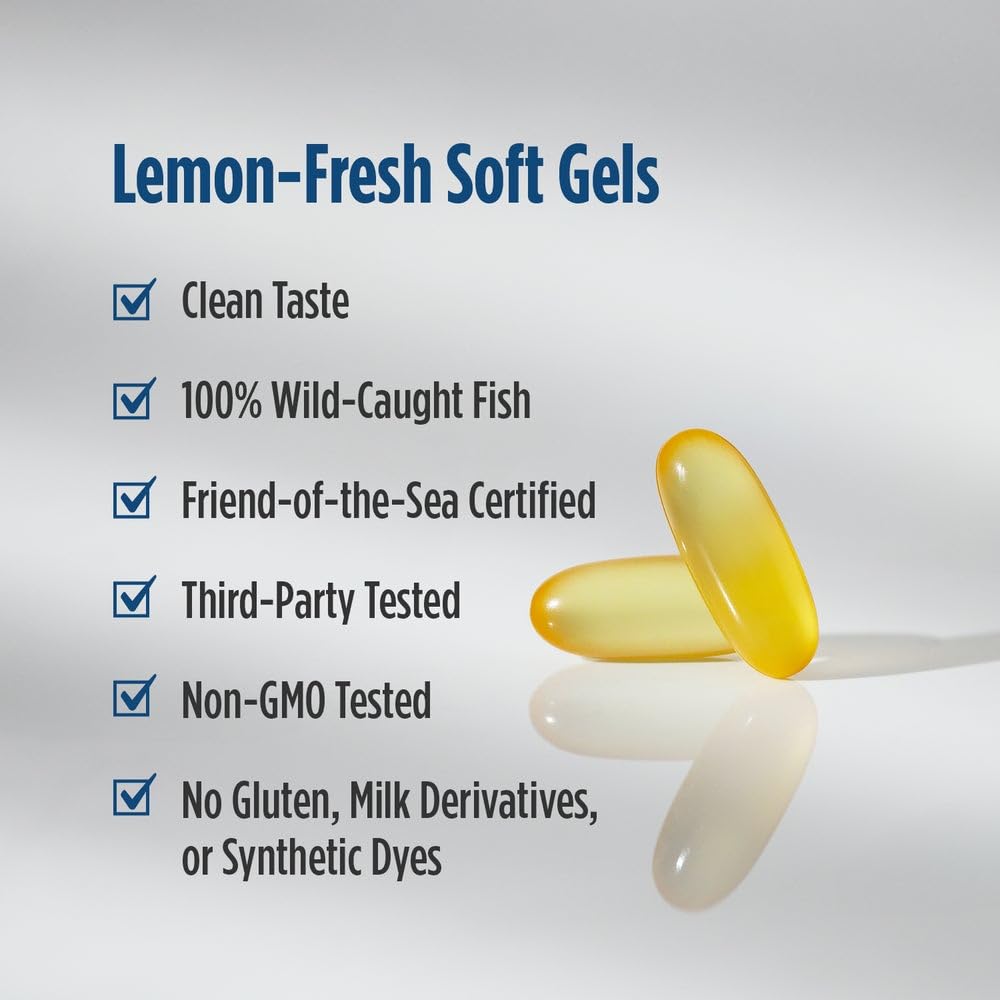Nordic Naturals Ultimate Omega 2X soft gels close-up