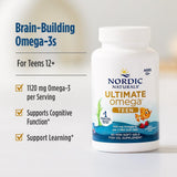 Nordic Naturals Ultimate Omega 2x Teen strawberry-flavoured soft gels
