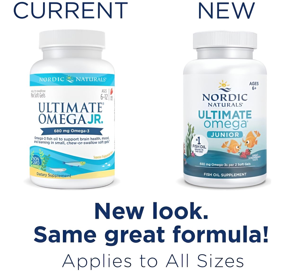 Nordic Naturals Ultimate Omega Jr. capsules in a spoon for serving