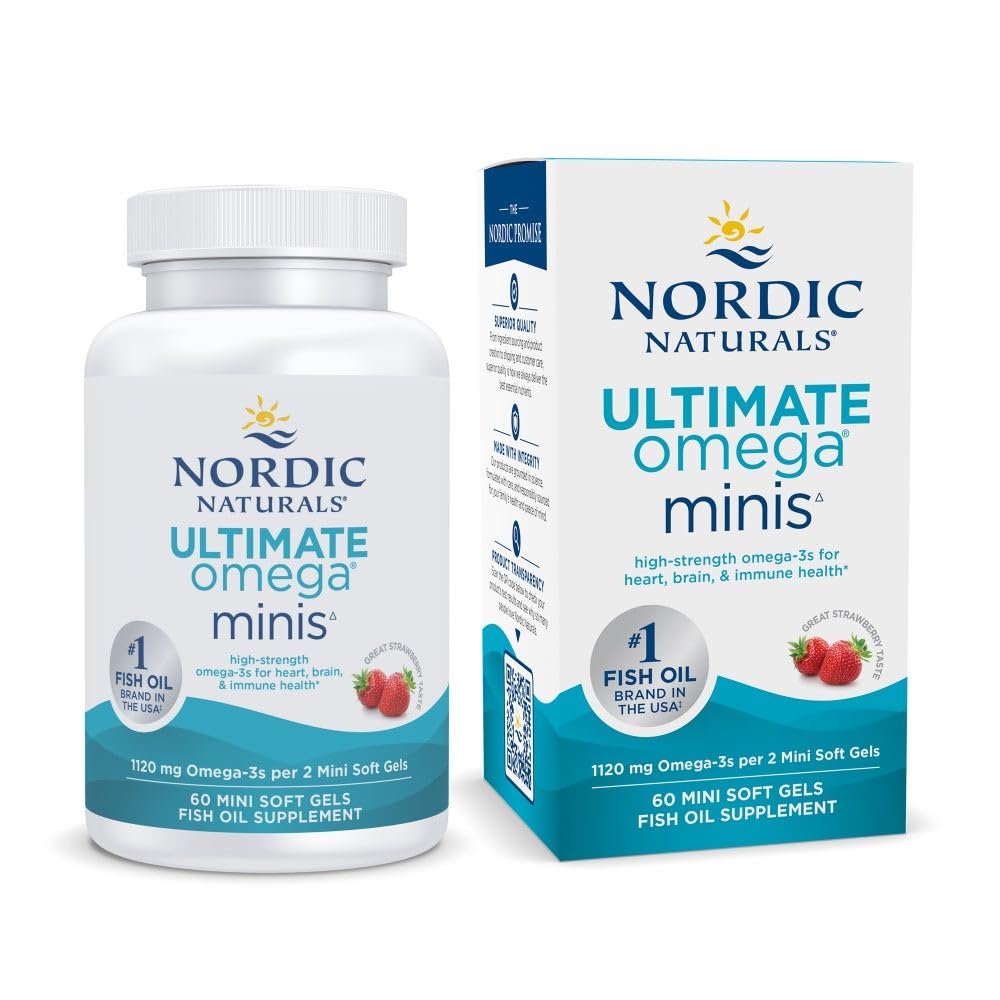 Nordic Naturals Ultimate Omega Minis bottle front view
