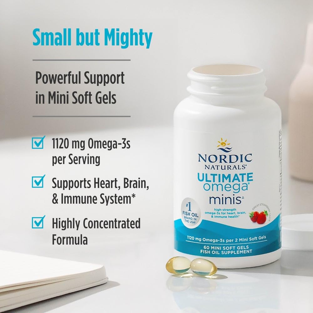 Nordic Naturals Ultimate Omega Minis packaging side view