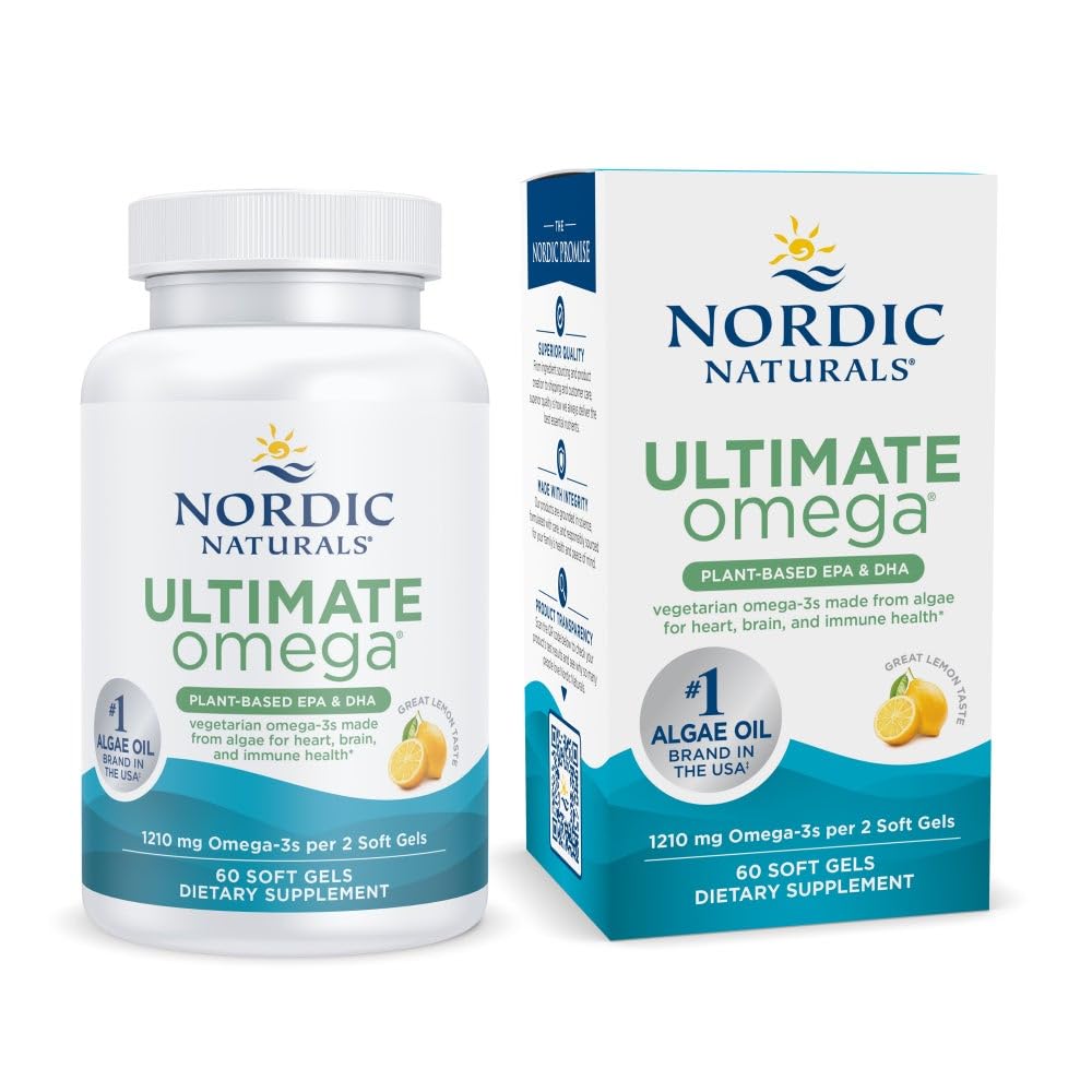 Nordic Naturals Ultimate Omega Plant-Based 136g front view