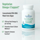 Nordic Naturals Ultimate Omega Plant-Based 136g packaging