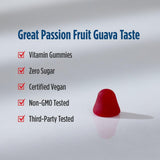 Nordic Naturals Vitamin B12 Gummies back view with ingredient list
