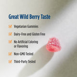 Nordic Naturals Vitamin D3 Gummies 1000 IU wild berry flavour close-up