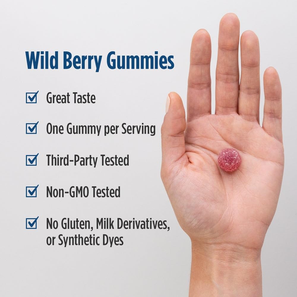 Nordic Naturals Vitamin D3 Gummies 1000 IU Wild Berry ingredients list