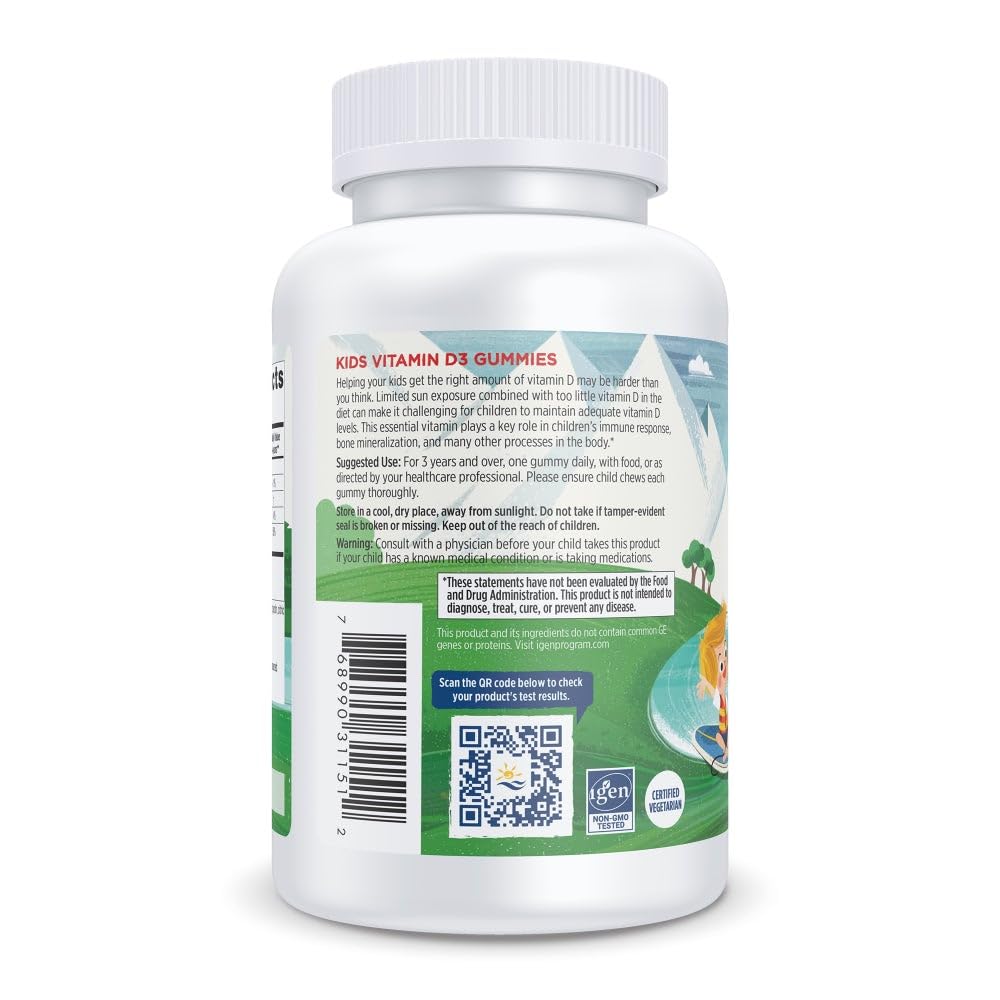 Nordic Naturals Vitamin D3 Gummies Kids ingredients list
