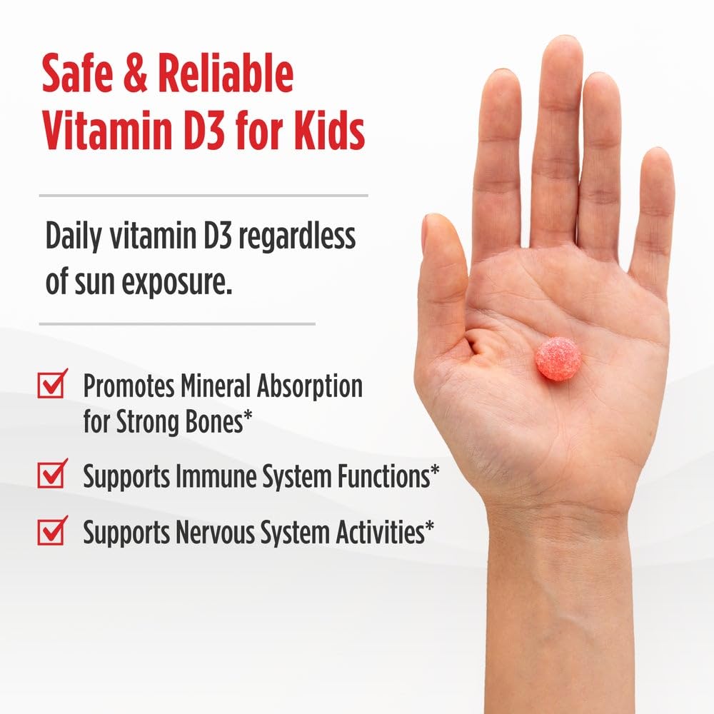 Nordic Naturals Vitamin D3 Gummies Kids side view