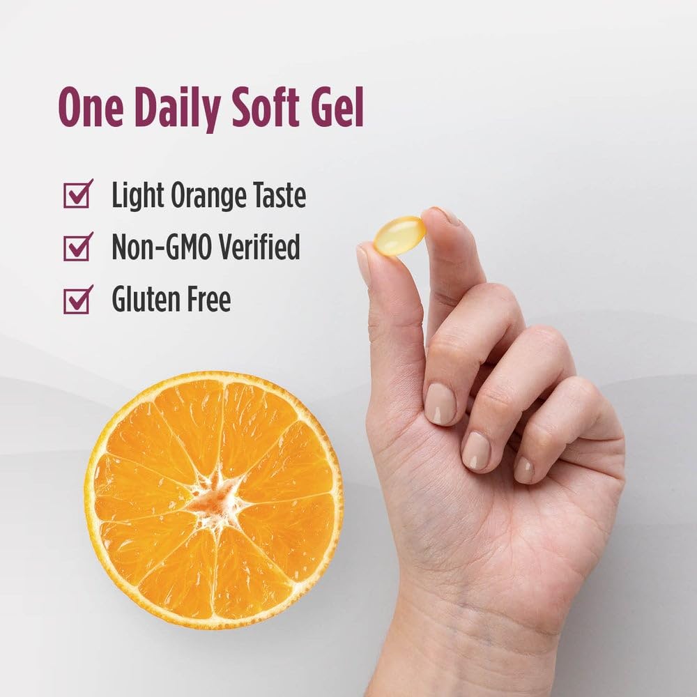 Nordic Naturals Vitamin D3 + K2 Soft Gel close-up