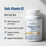 Nordic Naturals Vitamin D3 Mini Soft Gels with natural orange flavour