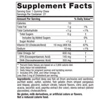 Nordic Naturals Zero Sugar Prenatal Gummy Chews gummies on a white background