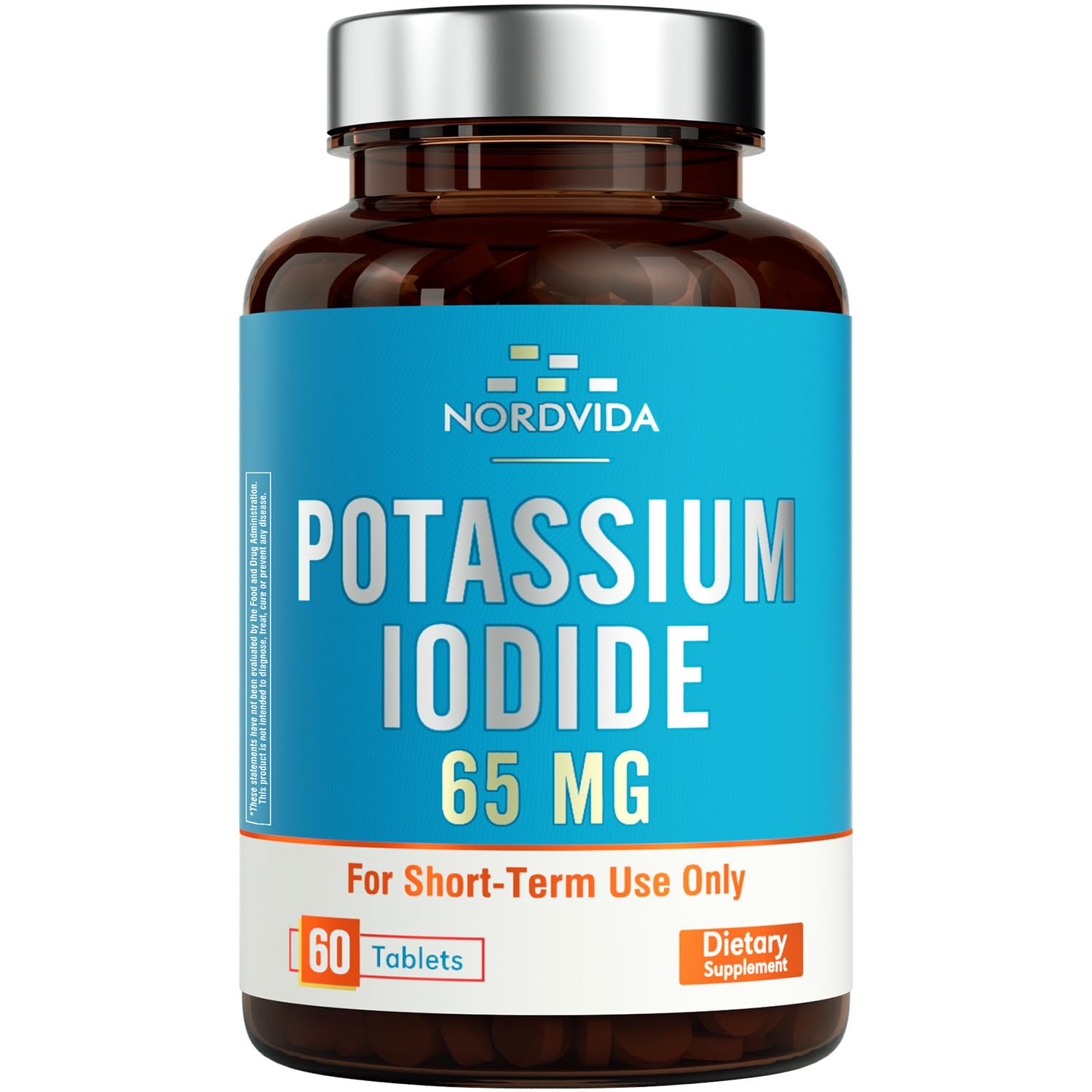 Nordvida Potassium Iodide Tablets 65mg front view