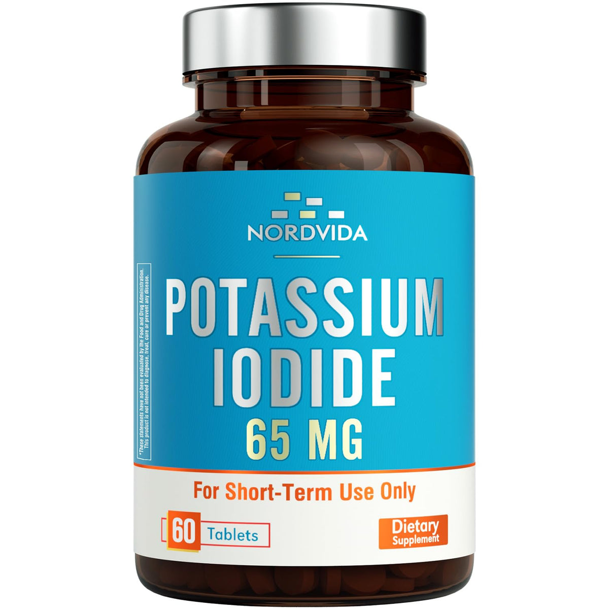 Nordvida Potassium Iodide Tablets 65mg front view