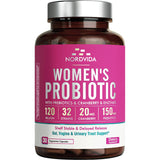 Nordvida Women's Probiotic bottle front view with 120 billion CFU