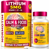 NORMOTIM Calm & Focus Support 60 fast-dissolve tablets front view
