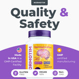 NORMOTIM Calm & Focus Support label showing ingredients