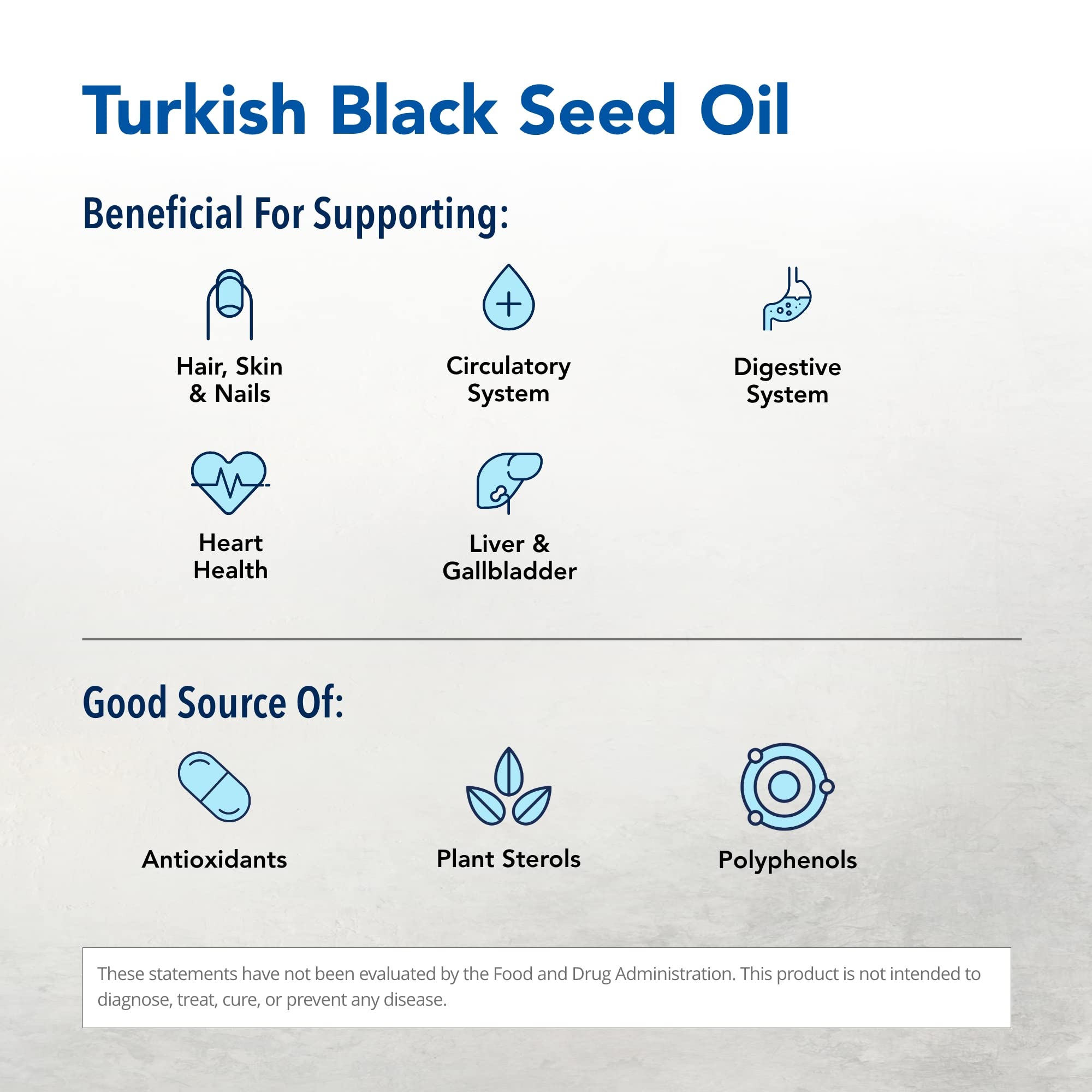 NORTH AMERICAN HERB & SPICE Black Seed Oil 127g side view