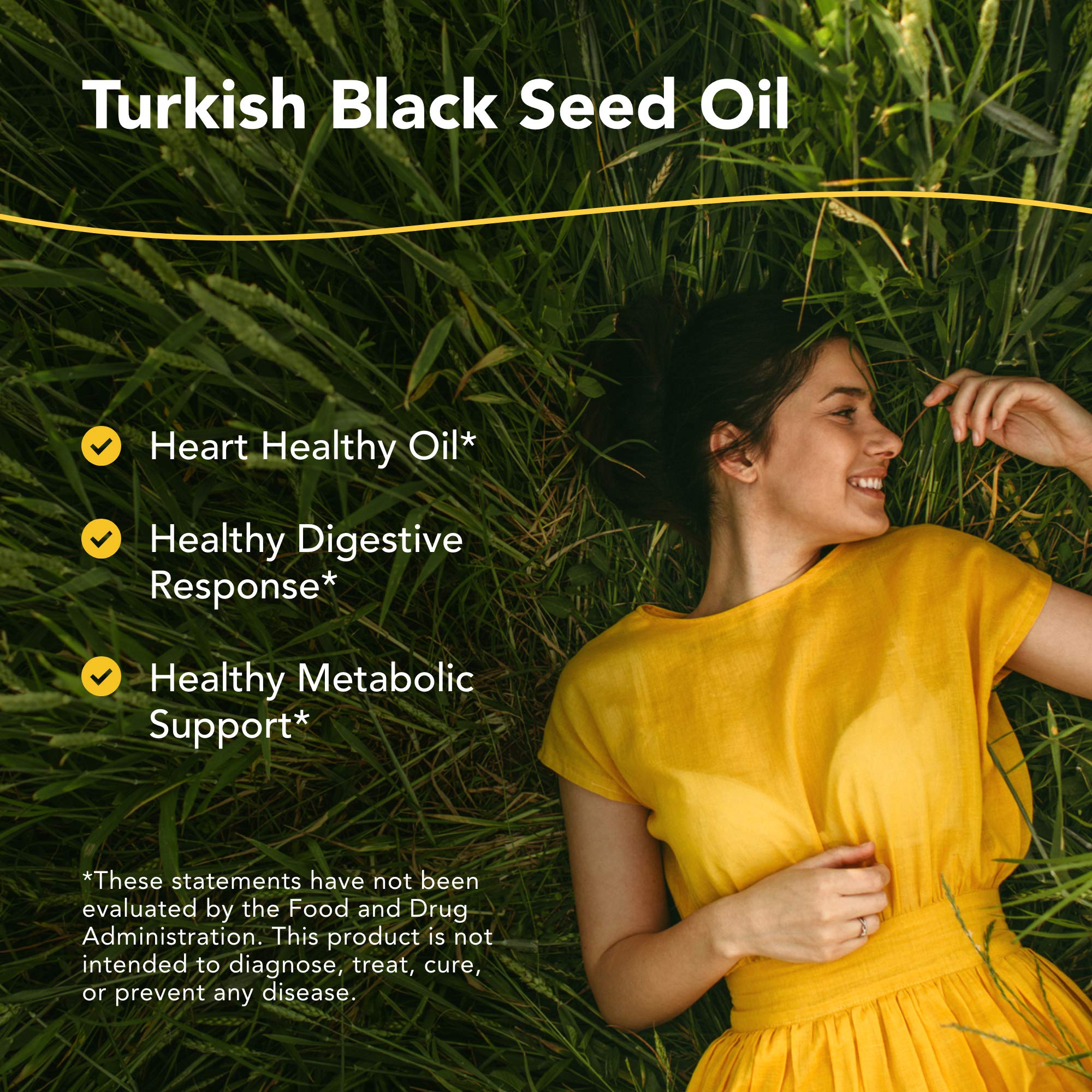 NORTH AMERICAN HERB & SPICE Black Seed Oil 372g back view