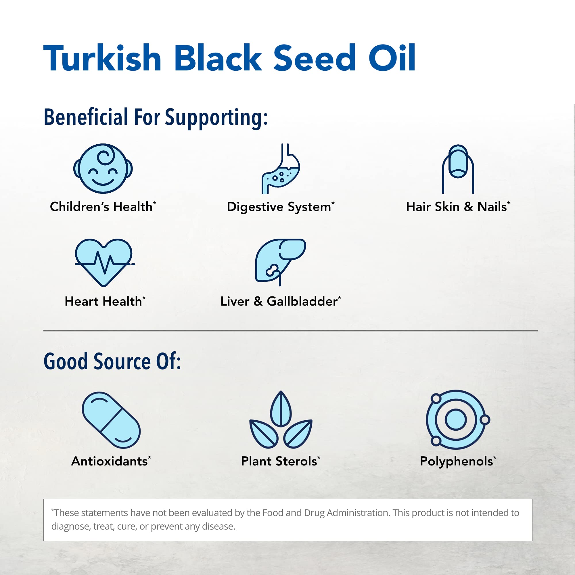 NORTH AMERICAN HERB & SPICE Black Seed Oil 6g label close-up