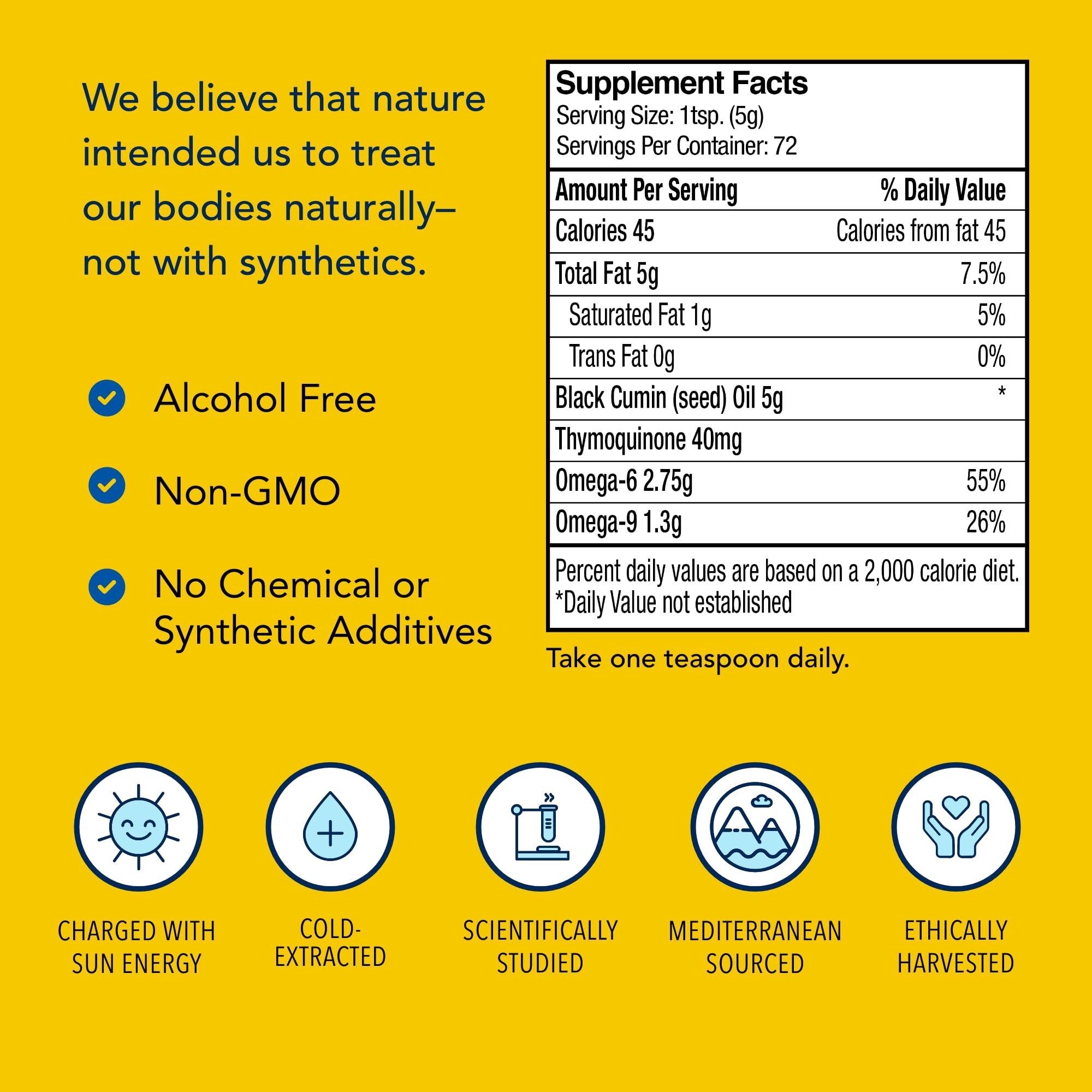 NORTH AMERICAN HERB & SPICE Black Seed Oil in a lifestyle setting
