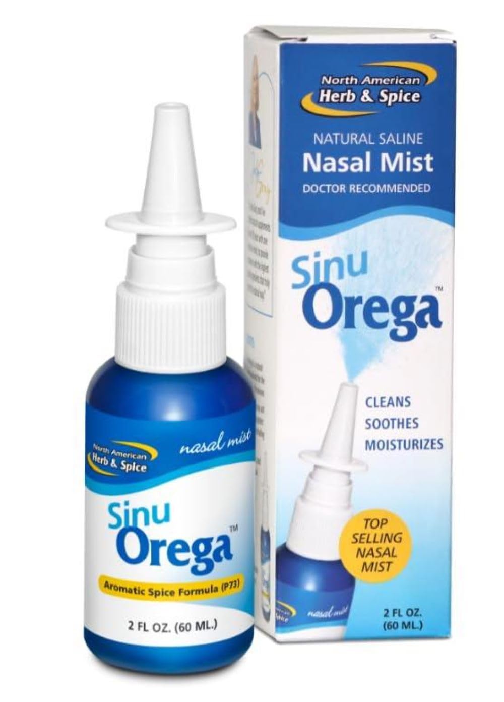 NORTH AMERICAN HERB & SPICE Nasal Spray Sinusorega 454g front view