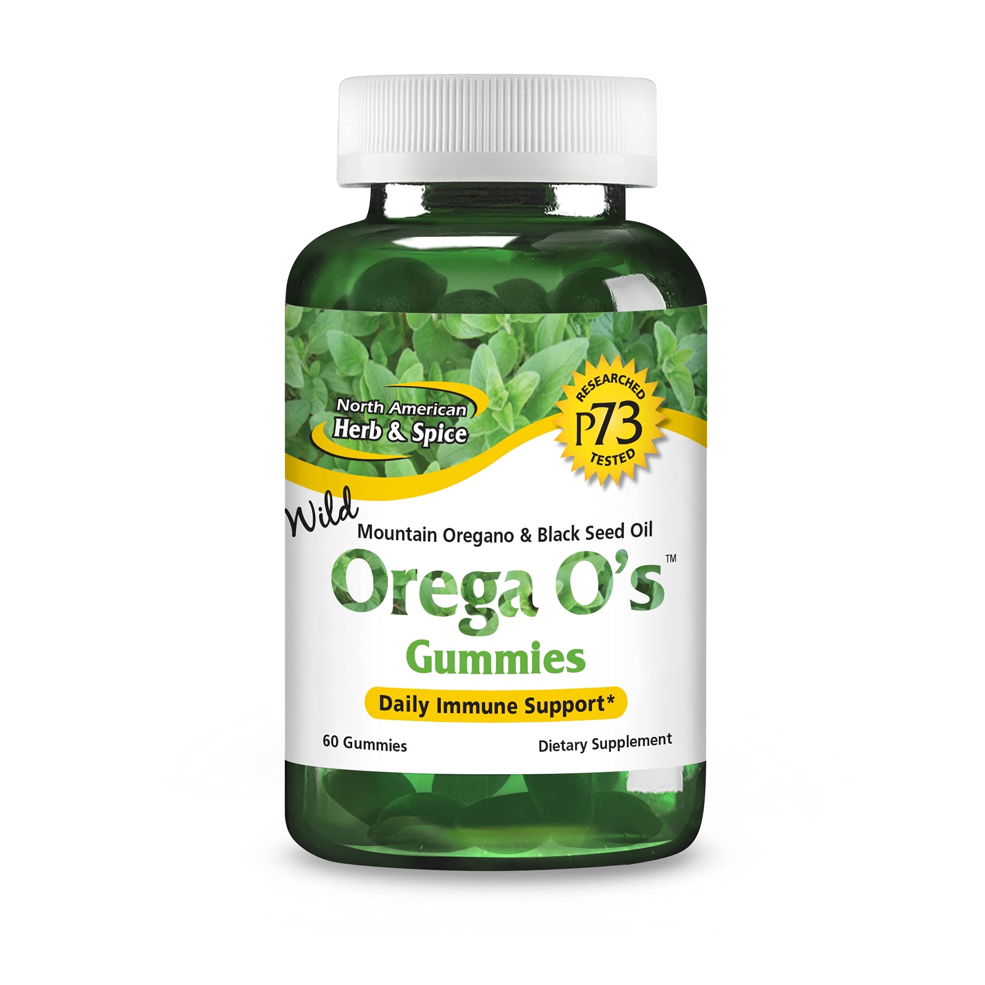 NORTH AMERICAN HERB & SPICE Oreganol P73 Gummy front view