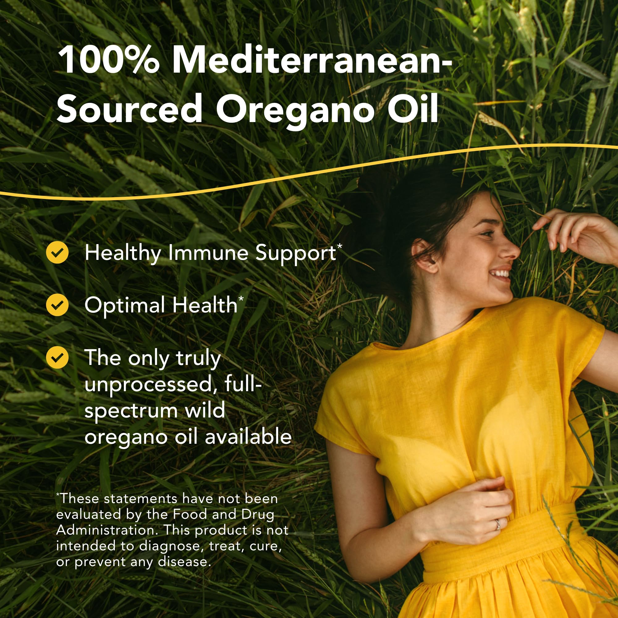NORTH AMERICAN HERB & SPICE Oreganol P73 organic oregano oil bottle with dropper