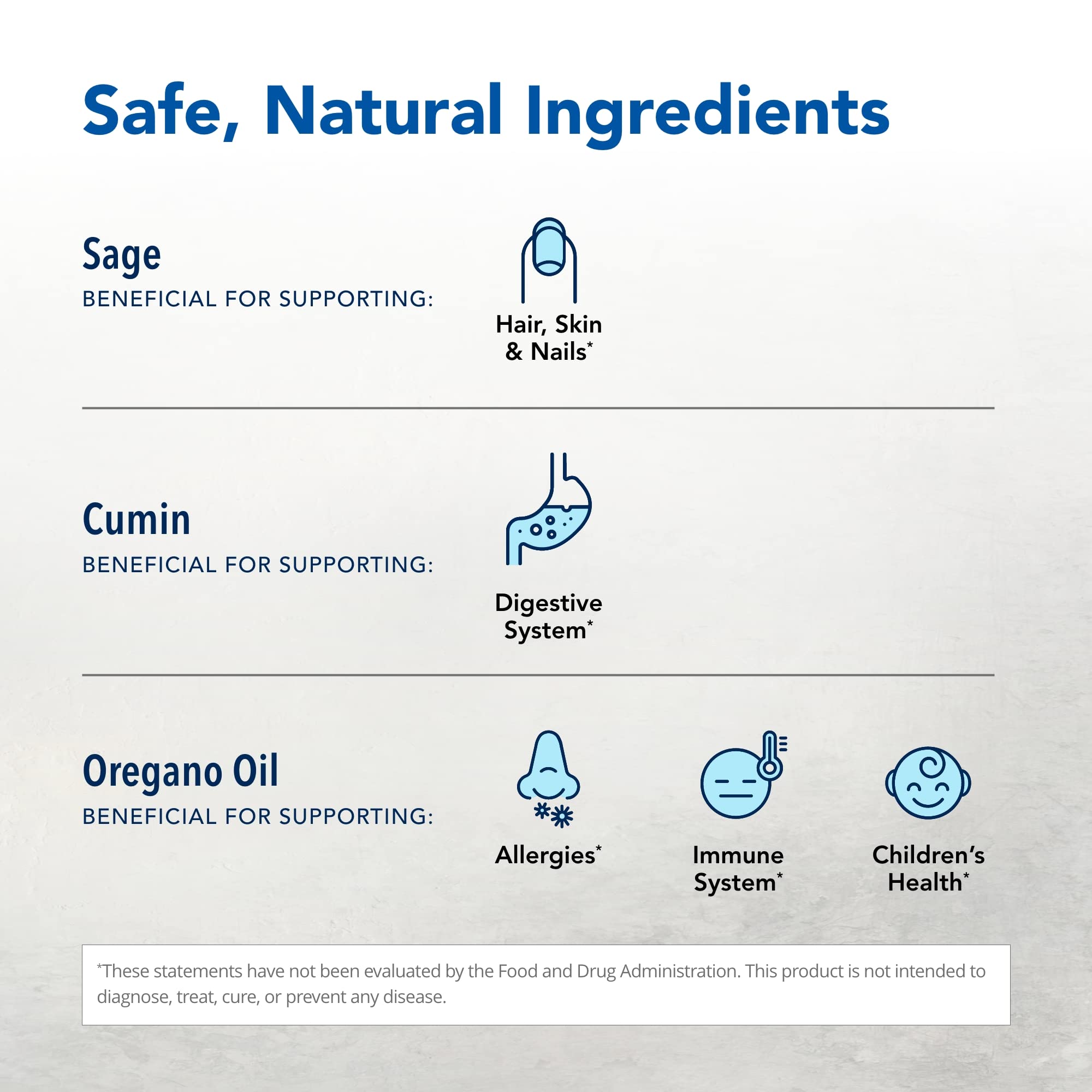 NORTH AMERICAN HERB & SPICE Oreganol P73 Wild Oregano Oil with ingredients