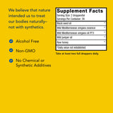 NORTH AMERICAN HERB & SPICE Resp-daily wellness Black Seed & Oregano Oil bottle side view