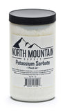 North Mountain Supply Potassium Sorbate 1 Pound Jar front view