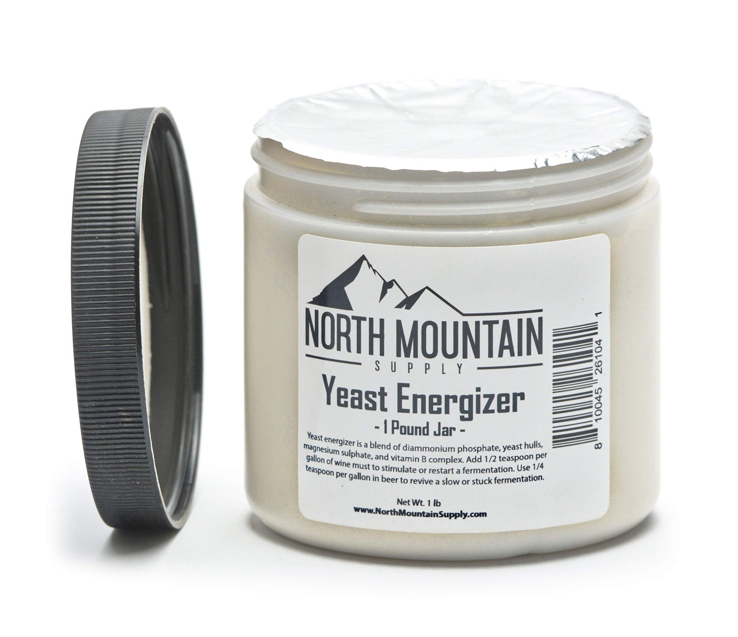 North Mountain Supply Yeast Energizer 454g jar front view