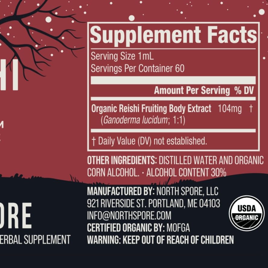 North Spore Organic Reishi Mushroom Tincture lifestyle scene