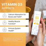 NorVita Vitamin D3 Oral Spray 4000 IU back view