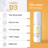 NorVita Vitamin D3 Oral Spray 4000 IU side view