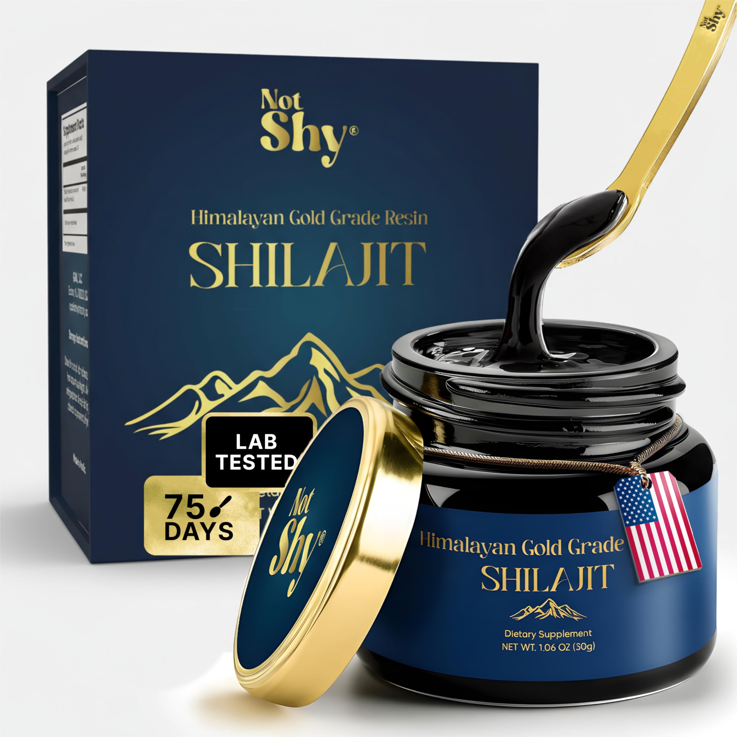 NOTSHY Shilajit Resin 30g jar front view
