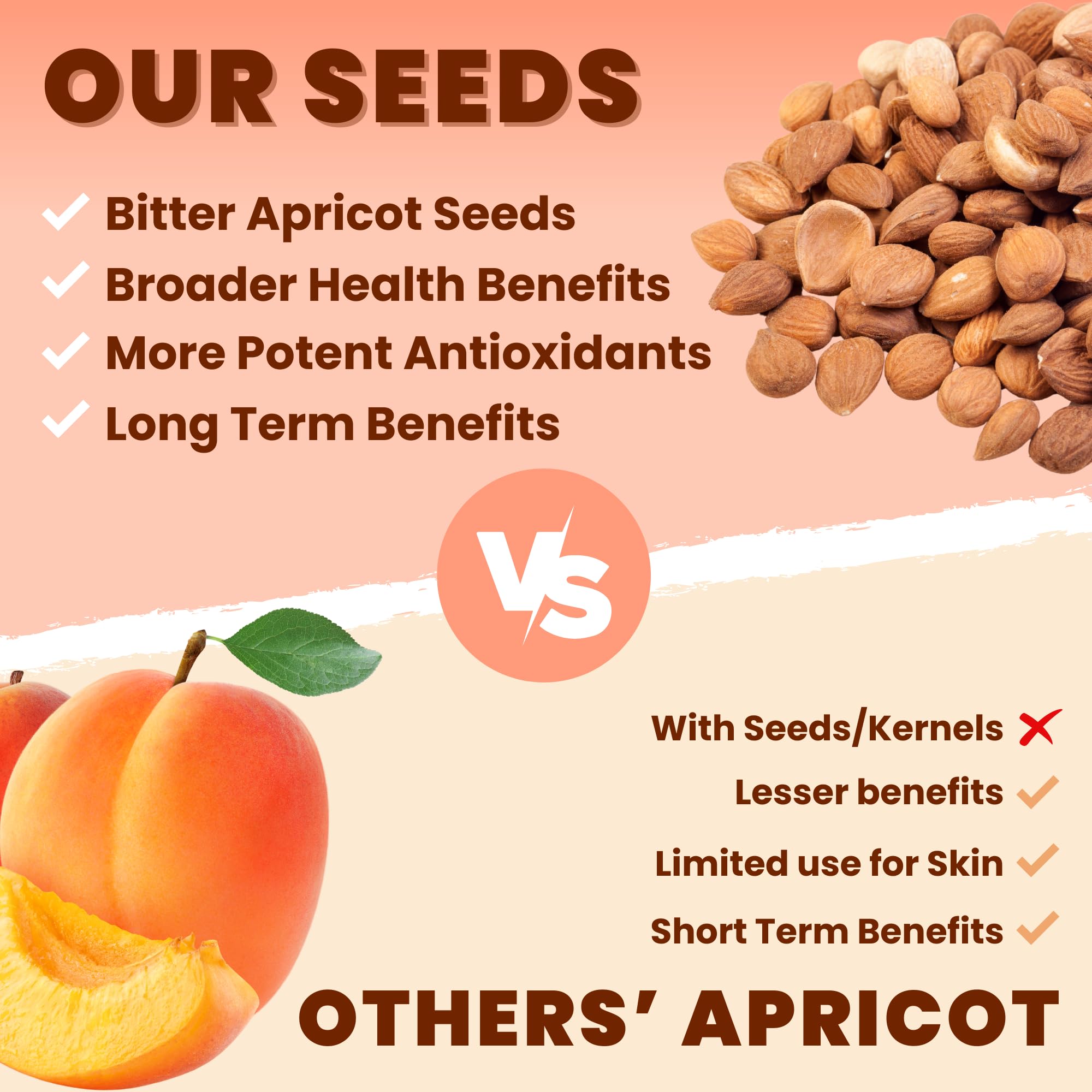 Nourishing Nutrients Apricot Kernel Capsules 100g packaging
