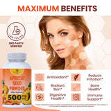 Nourishing Nutrients Apricot Kernel Capsules 100g side view