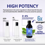Nourishing Nutrients Black Seed Oil 100% Pure 18g with measuring spoon