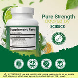 Nourishing Nutrients Citrus Bergamot capsules with a measuring spoon