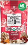 Nourishing Nutrients Organic Mushroom Powder Blend 60g front view
