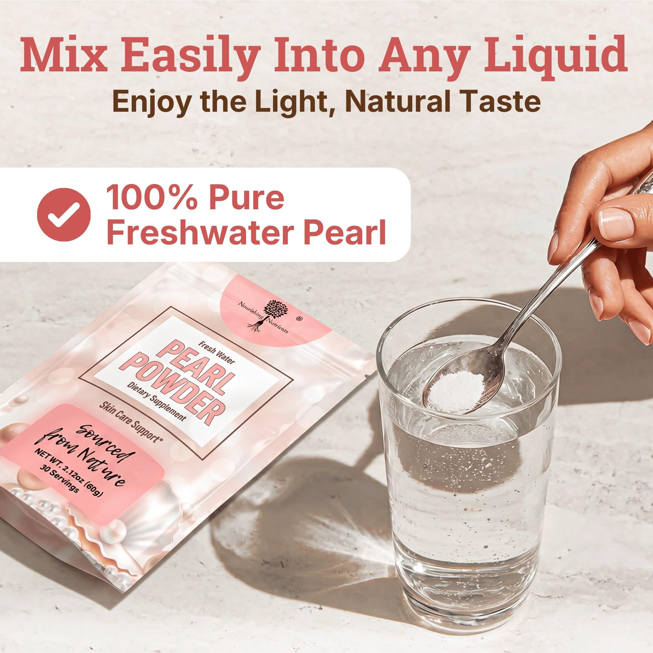 Nourishing Nutrients Pearl Powder with aloe vera and yogurt