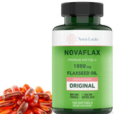 Nova Lucia Flax Seed Oil Softgels 1000mg front view