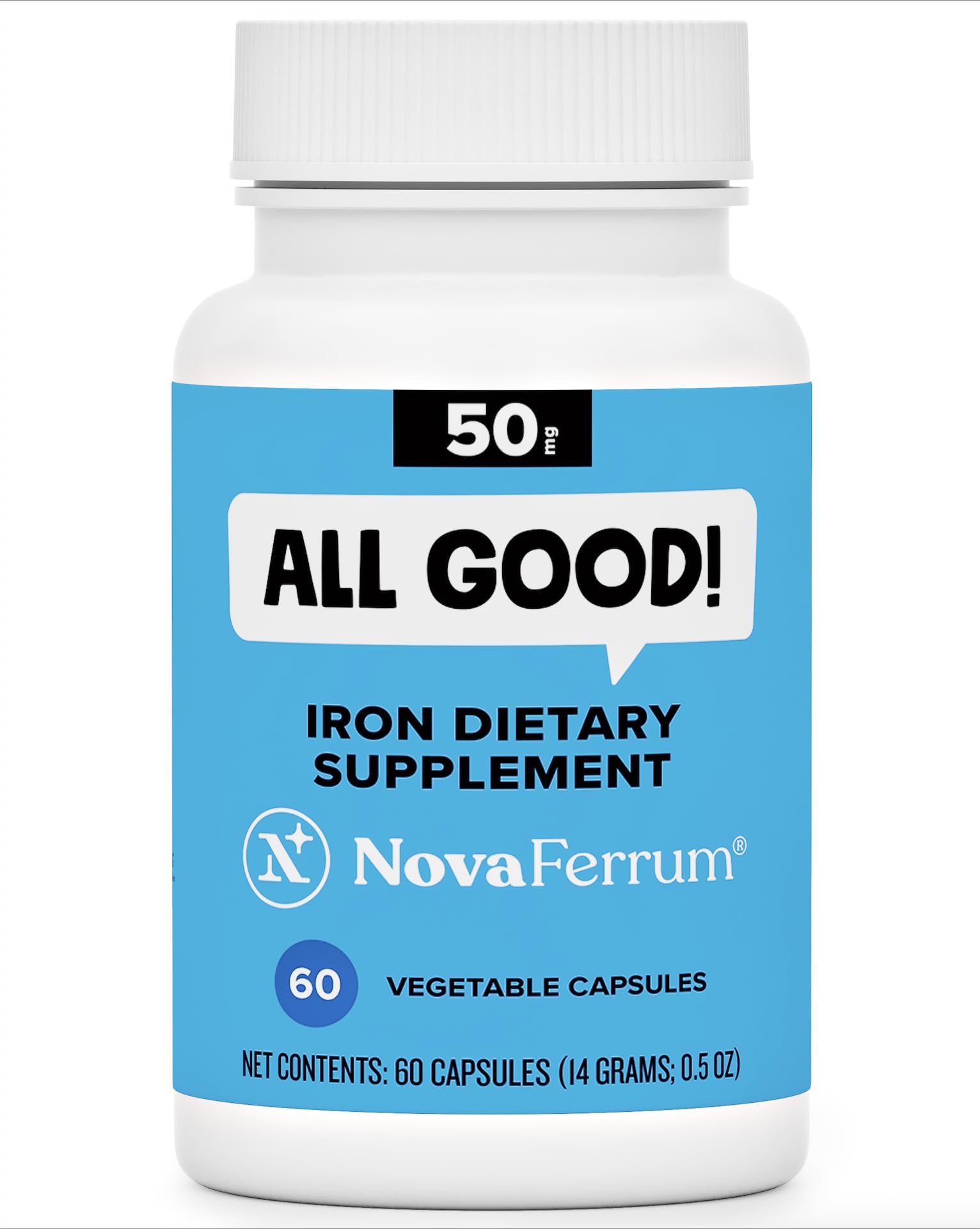 NovaFerrum Iron Supplement 32g front view