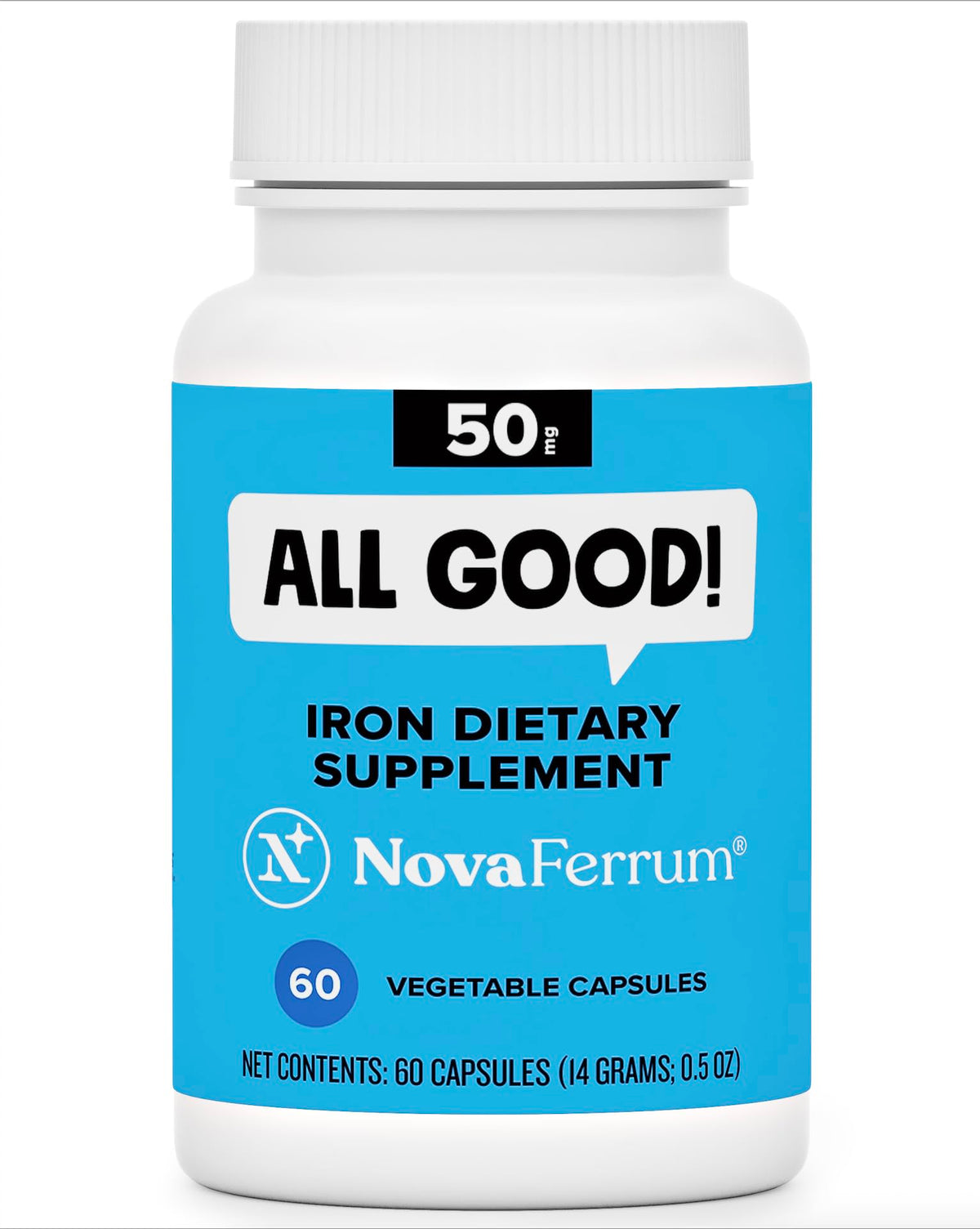 NovaFerrum Iron Supplement 32g front view