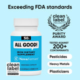 NovaFerrum Iron Supplement 32g packaging