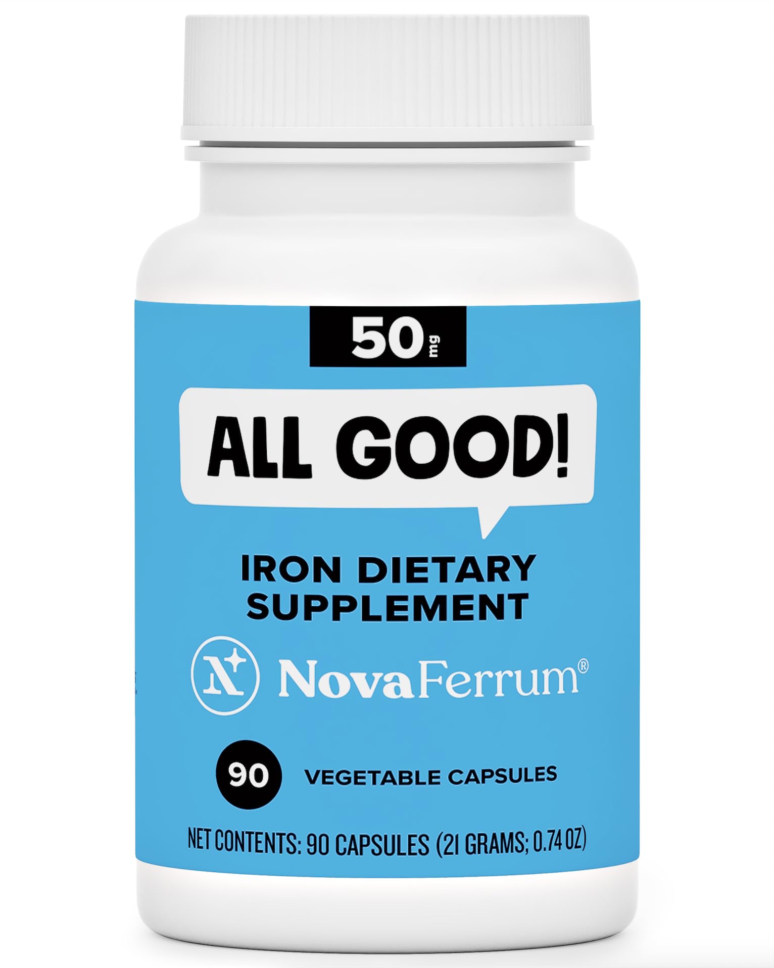 NovaFerrum Iron Supplement 50g front view