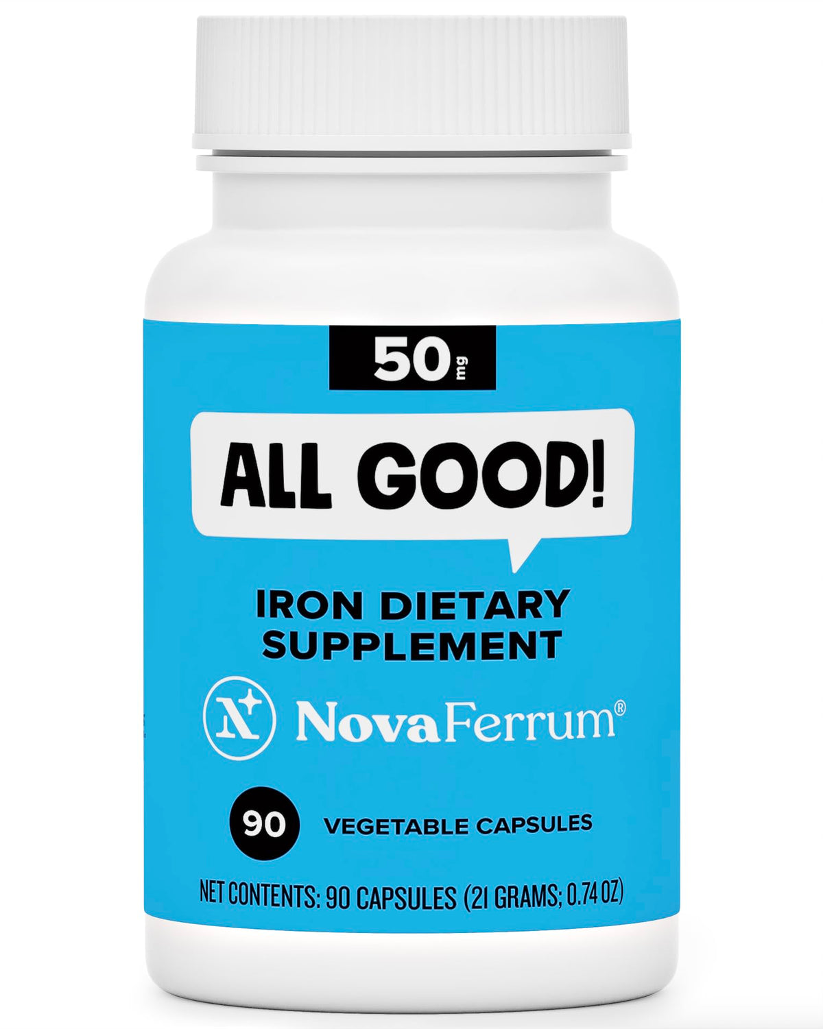 NovaFerrum Iron Supplement 50g front view