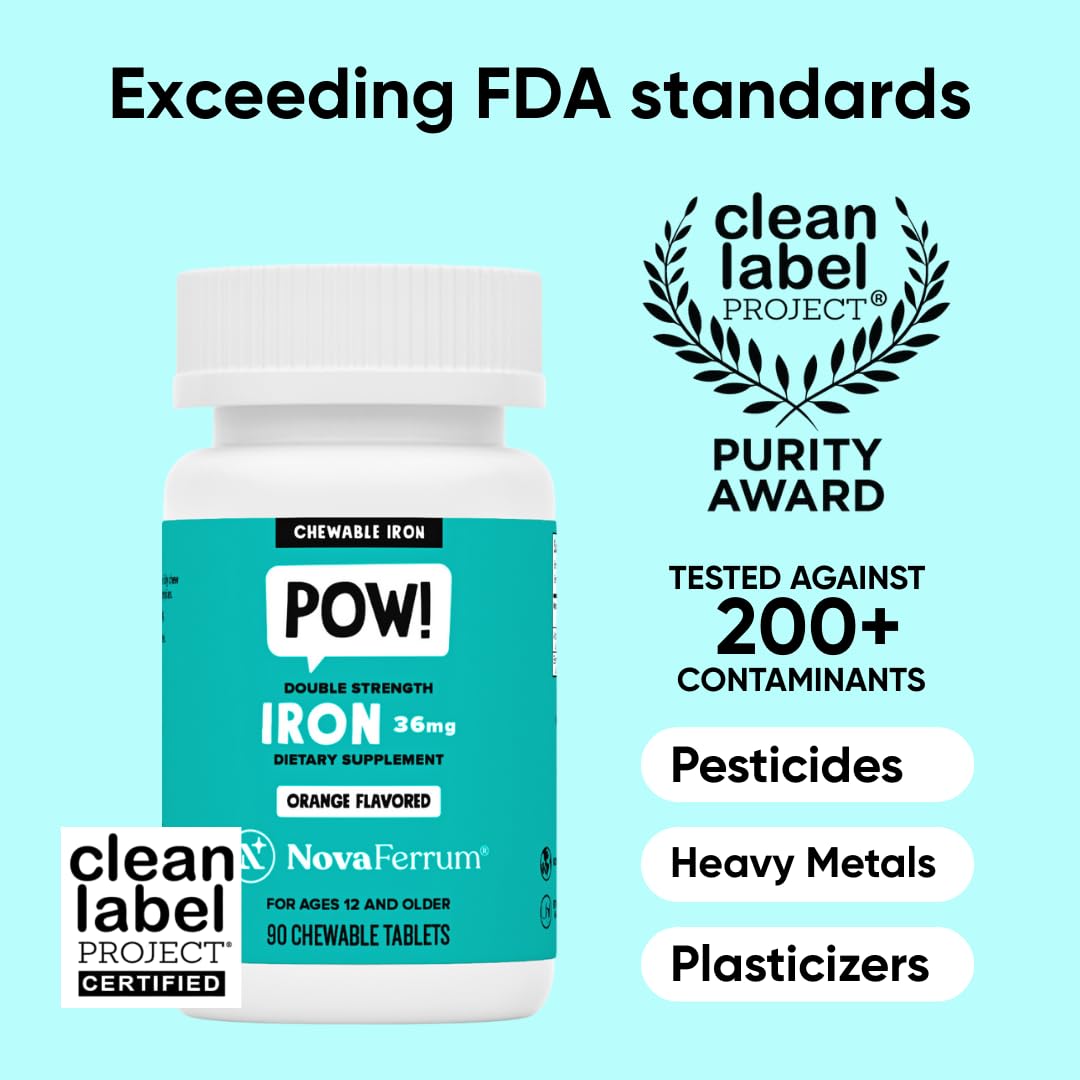 NovaFerrum Iron Supplement bottle with 90 tablets